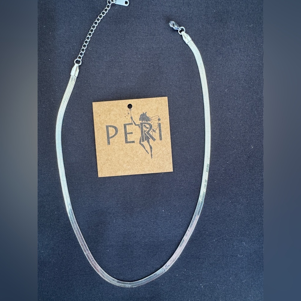 PERI’S Stainless Steel Silver Necklace